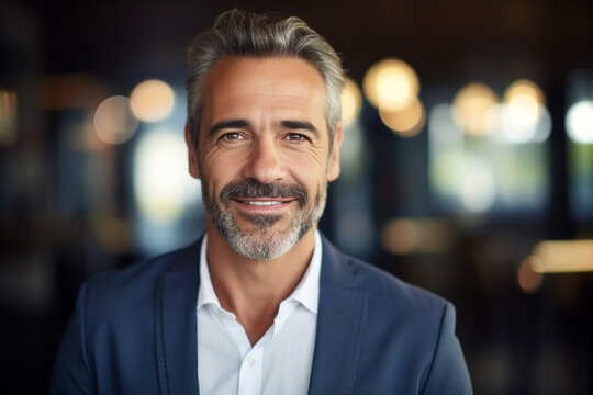 A smiling man with a beard, exuding warmth and friendliness in his expression.